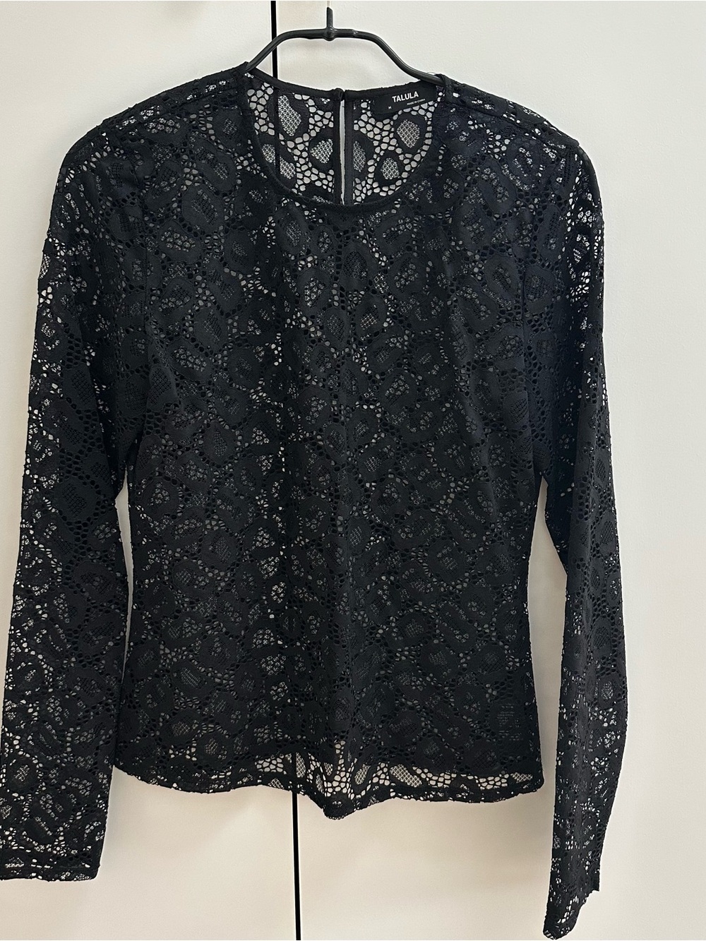 TALULA - BLACK LACE TOP - SIZE MEDIUM - WORN ONCE